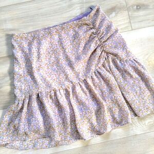 LUSH Floral Layered Tiered Mini Skirt Size Small
